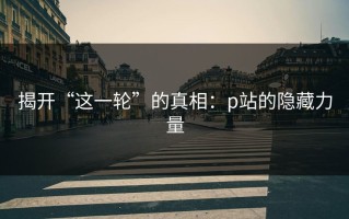 揭开“这一轮”的真相：p站的隐藏力量